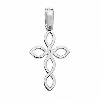 Celtic Cross Pendant Sterling Silver Cross 30 x 15mm