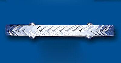 Solid Silver Baby Bangle Herringbone Adjustable Christening Gift 925 Hallmark