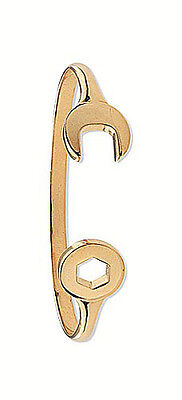 Spanner Baby Bangle Yellow Gold Hallmarked Christening Gift