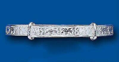 Solid Silver Childs Bangle Teddy Bear Design 3 to 7 Years Adjustable Hallmark