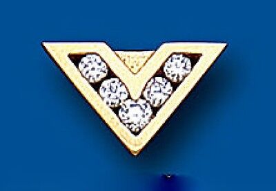 Men's Earring Yellow Gold Gemstone Stud