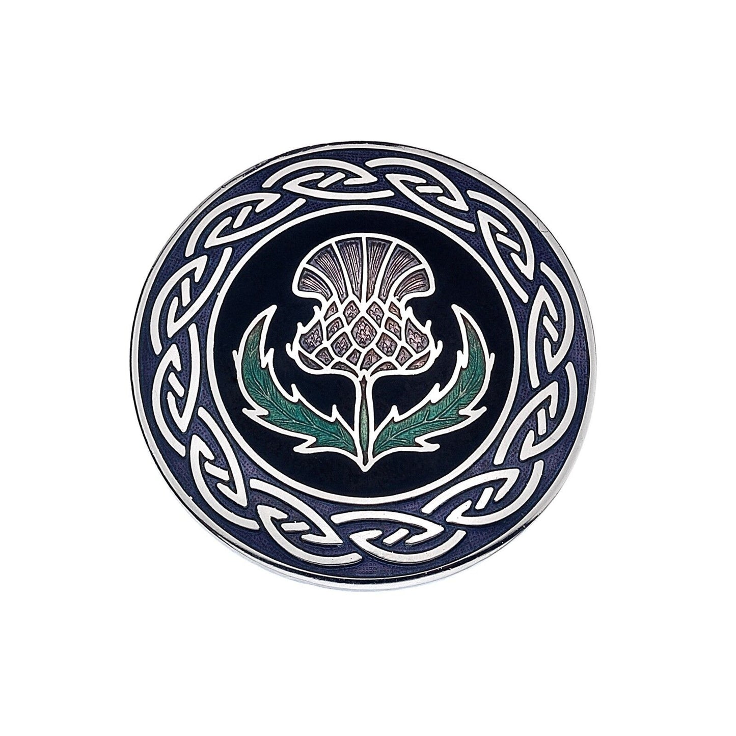 Scottish Thistle Brooch Silver Plated Brand New Gift Packaging