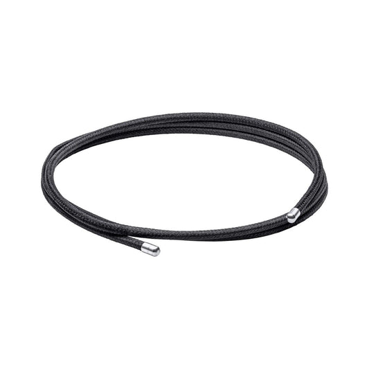 Fred Bennett Black Nylon and Magnetic Stainless Steel Wrap Bracelet 58cm B5456