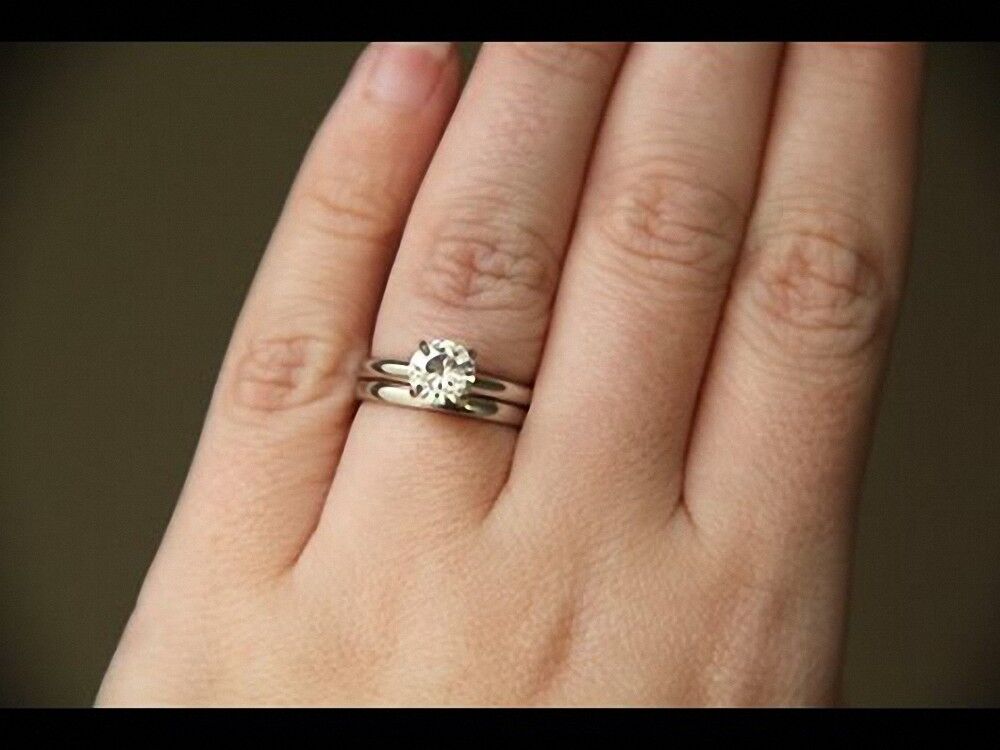 1 Carat Engagement Ring 9ct Yellow Gold Solitaire Hallmarked British Made