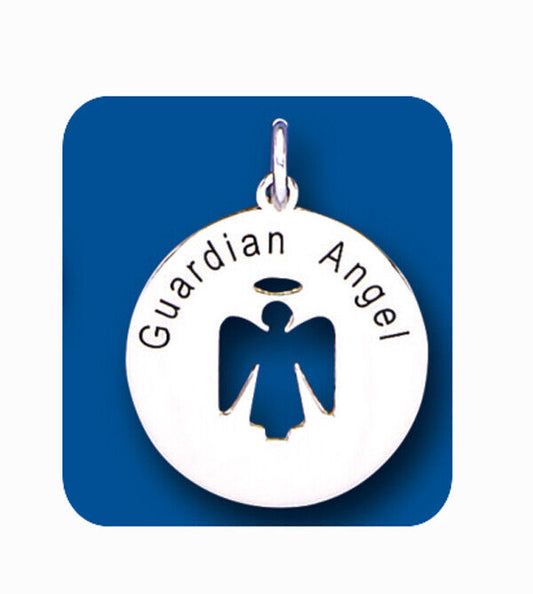 Guardian Angel Silver Pendant Sterling Silver 925 Hallmark All Chain Lengths