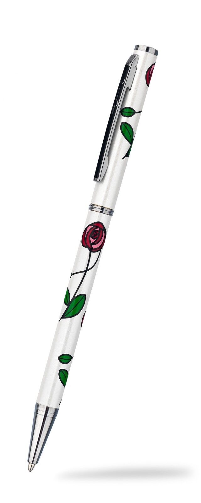 Mackintosh Rose Ballpoint Pen Silver Plated Brand New Boxed Various Colours