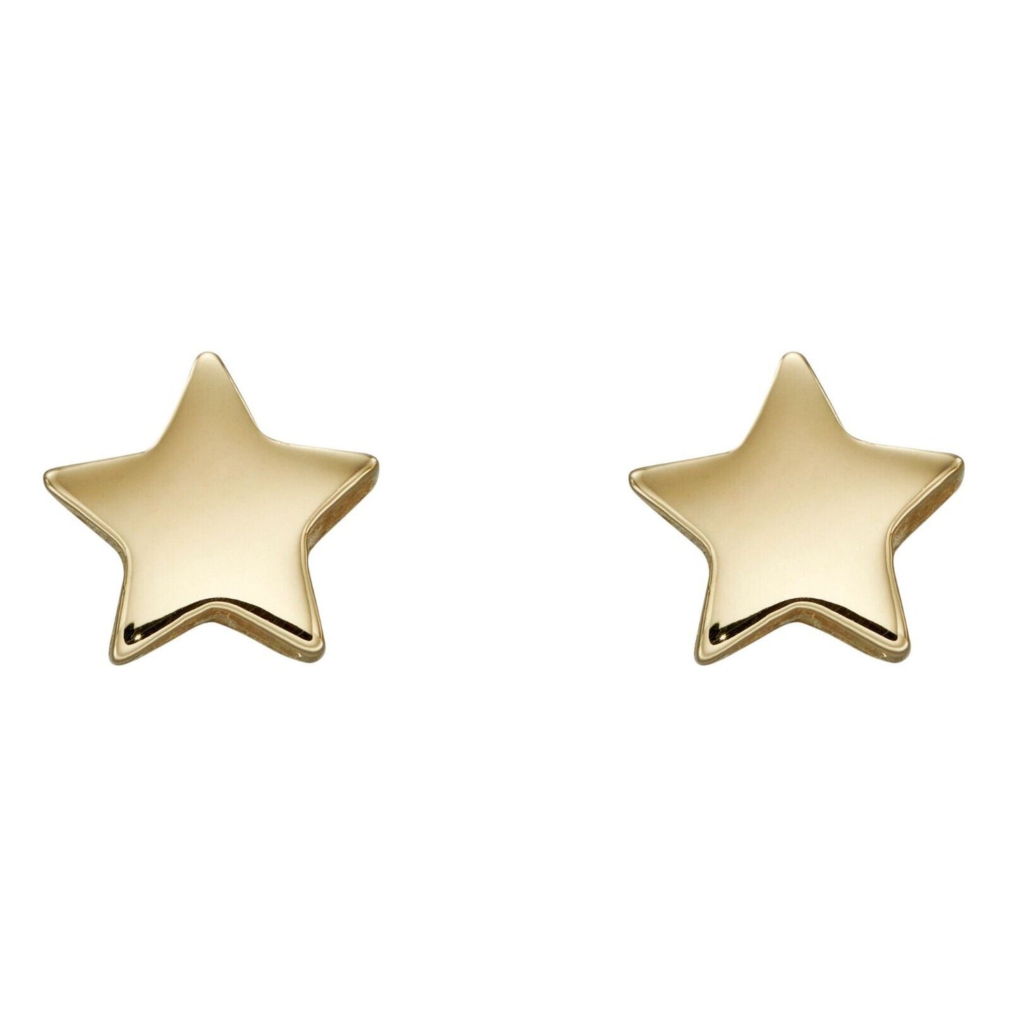 Star Pendant and Earrings Set 9ct Yellow Gold 14, 16, 18 or 20" Chain Hallmarked