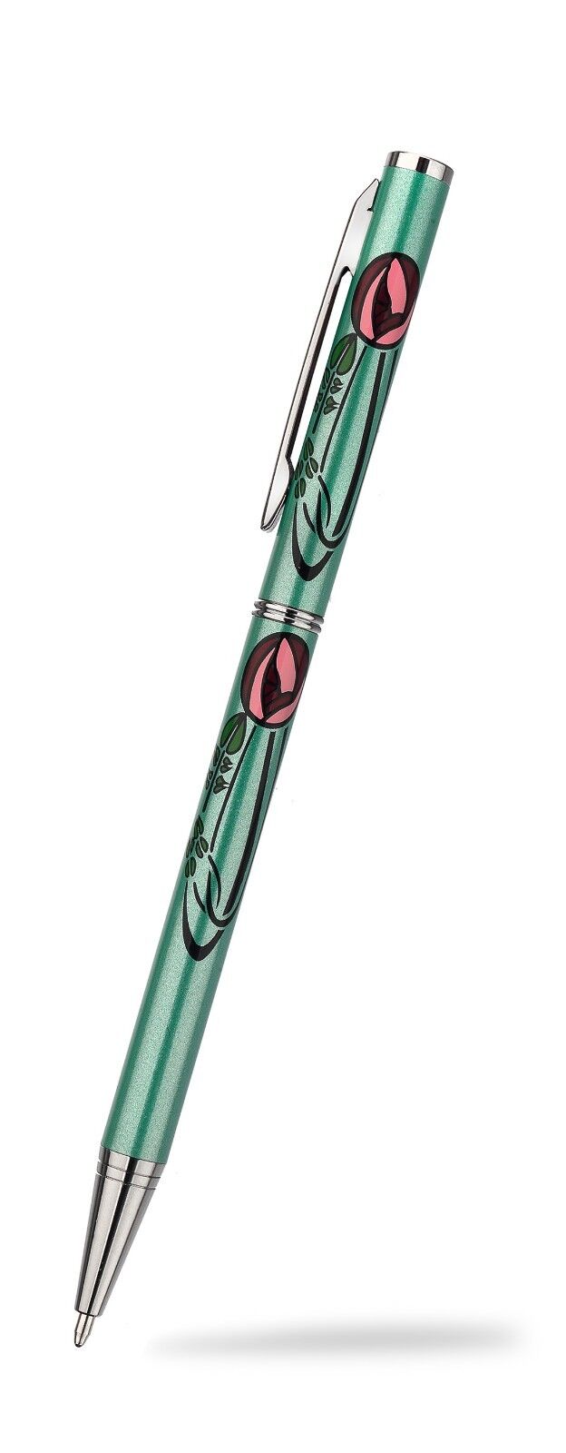 Mackintosh Ballpoint Pen Silver Plated Roses Brand New Boxed Various Colours