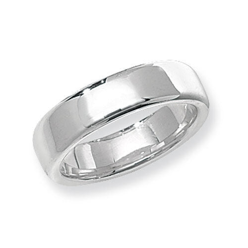 Sterling Silver Wedding Band Ring 5mm Wide Soft Court 925 Hallmark