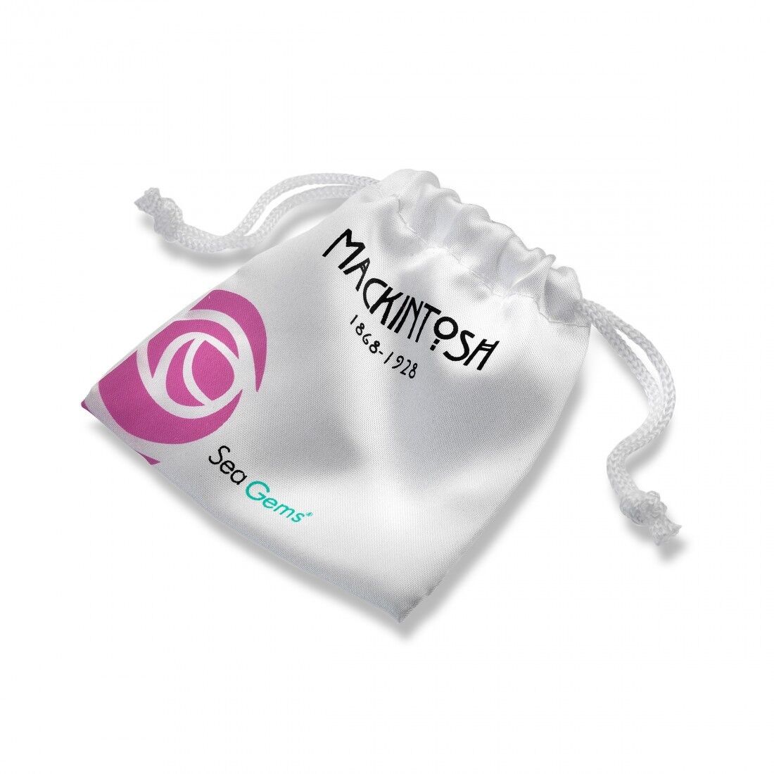 Mackintosh Peace Pendant Pink Mother of Pearl Sterling Silver All Chain Lengths