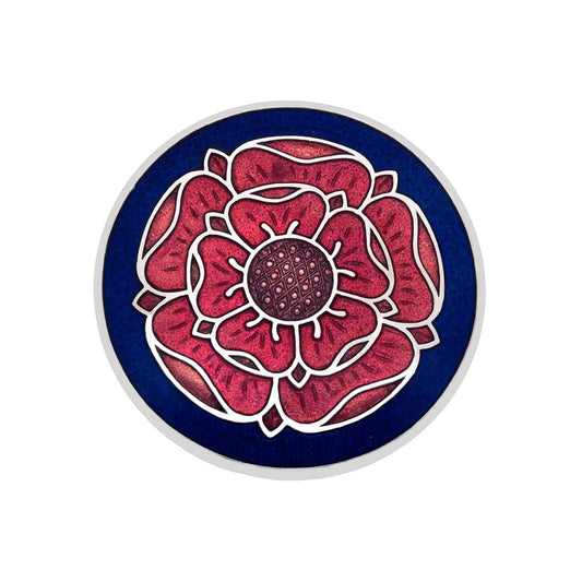 Tudor Rose Brooch Silver Plated Brand New Gift Packaging