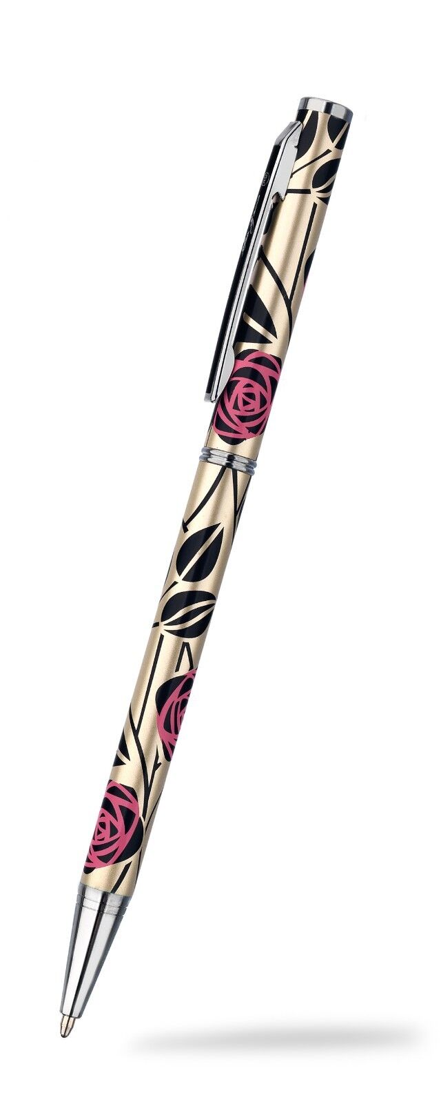 Mackintosh Roses Ballpoint Pen Silver Plated Brand New Boxed Various Colours