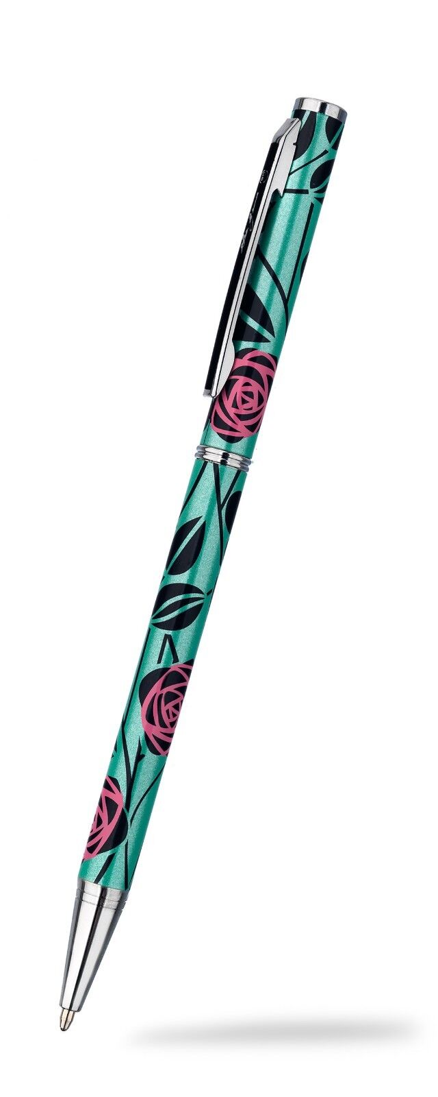 Mackintosh Roses Ballpoint Pen Silver Plated Brand New Boxed Various Colours