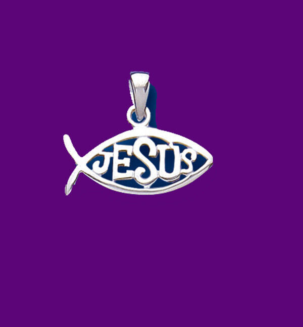 Ichthus Fish Pendant Sterling Silver 925 Hallmark All Chain Lengths