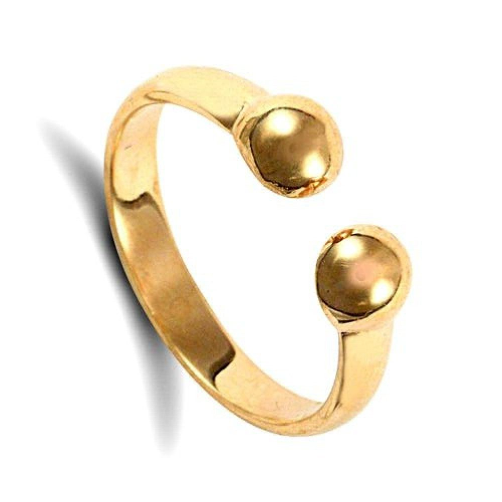 9ct Yellow Gold Ladies Torque Ring Fully Hallmarked
