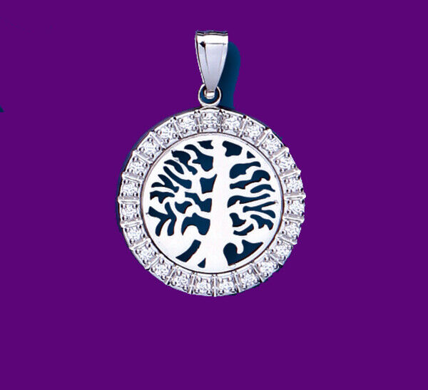 Sterling Silver Tree of Life Pendant 925 hallmark All Chain