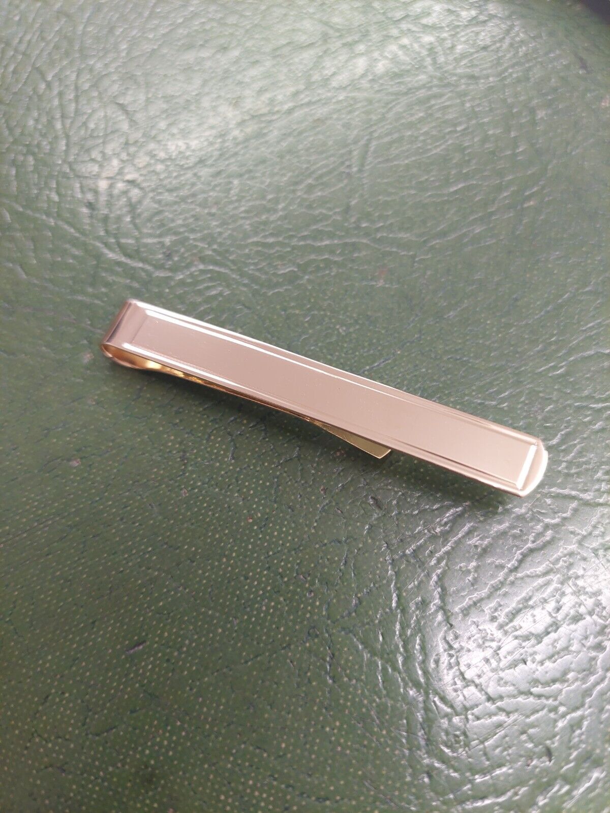 Gold Tie Slide Clip Solid Yellow Gold Heavyweight British Made Hallmarked