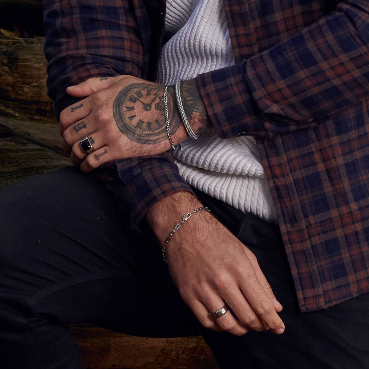 Fred Bennett Signet Ring with Onyx R3856B