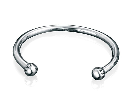 Fred Bennett Oxidised Patterned Bangle Solid Sterling Silver Full Hallmark B2840