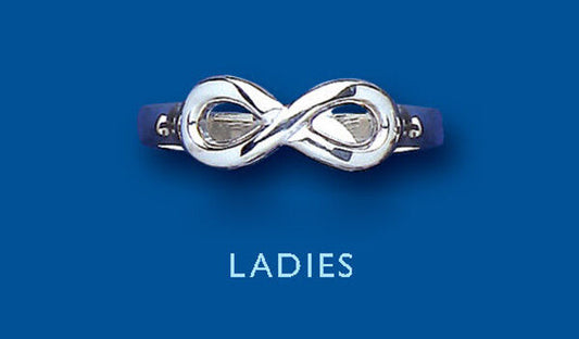 Infinity Ring Sterling Silver Infinity Ring