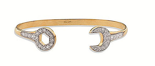 Yellow Gold Baby Spanner Bangle Full British Hallmark Christening Communion