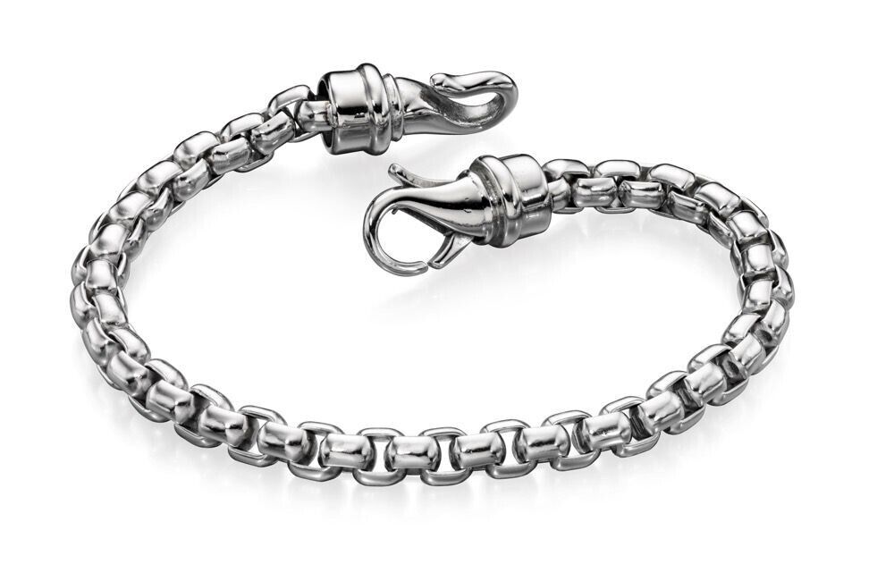 Fred Bennett Large Belcher Link Chain Bracelet 21.5cm B4563