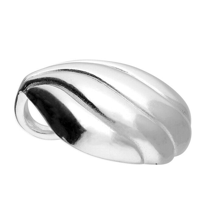 Silver Sea Shell Pendant Necklace Solid 925 Sterling Silver