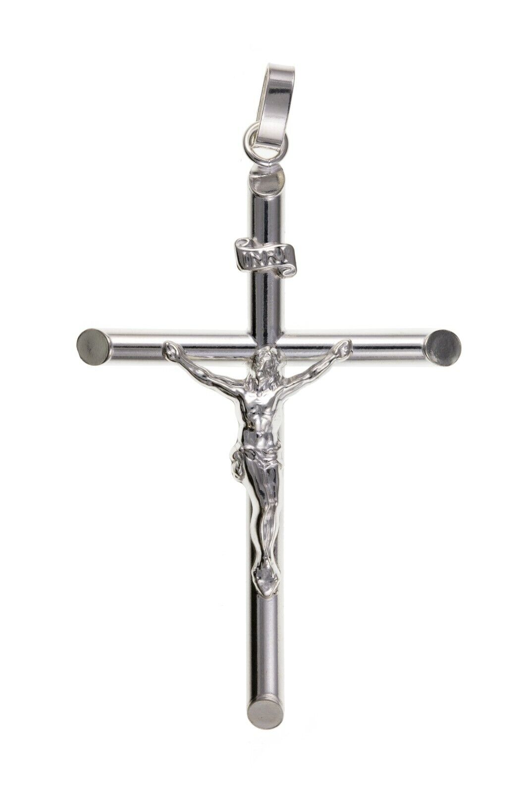 Extra Large Silver Crucifix Pendant Sterling Silver 925 Stamp All Chain Lengths