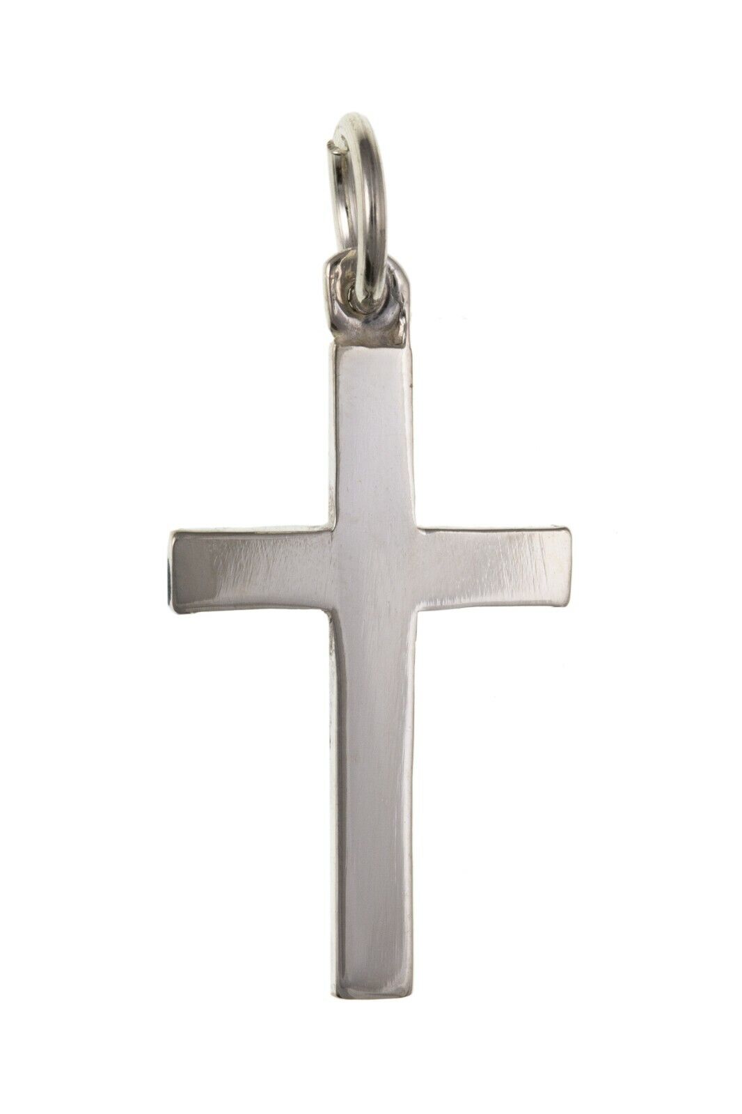 Sterling Silver Plain Cross Pendant 925 Hallmark 21 x 12mm