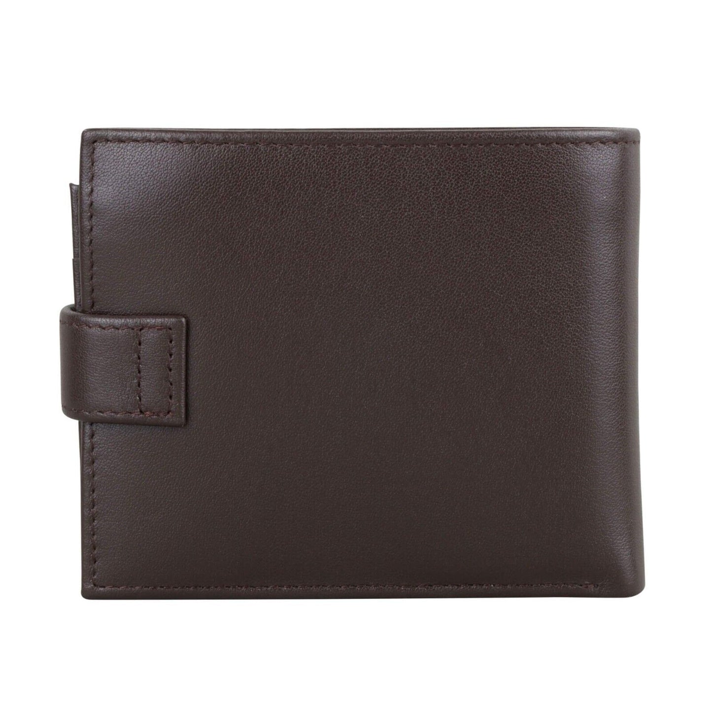 Fred Bennett Brown Leather Wallet with Coin Purse Free Laser Engraving W016