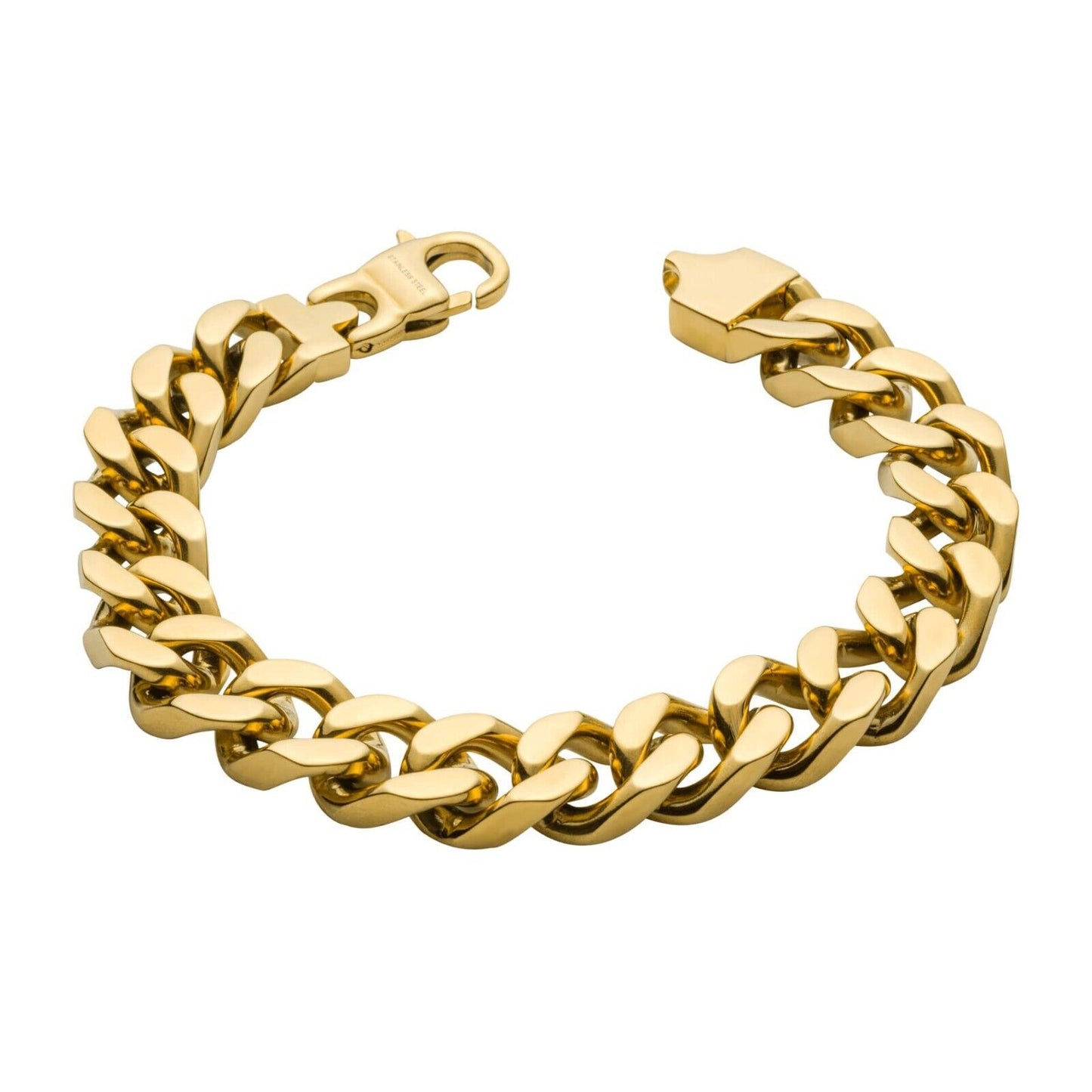 Fred Bennett Heavyweight Curb Chain Bracelet 22cm B5444