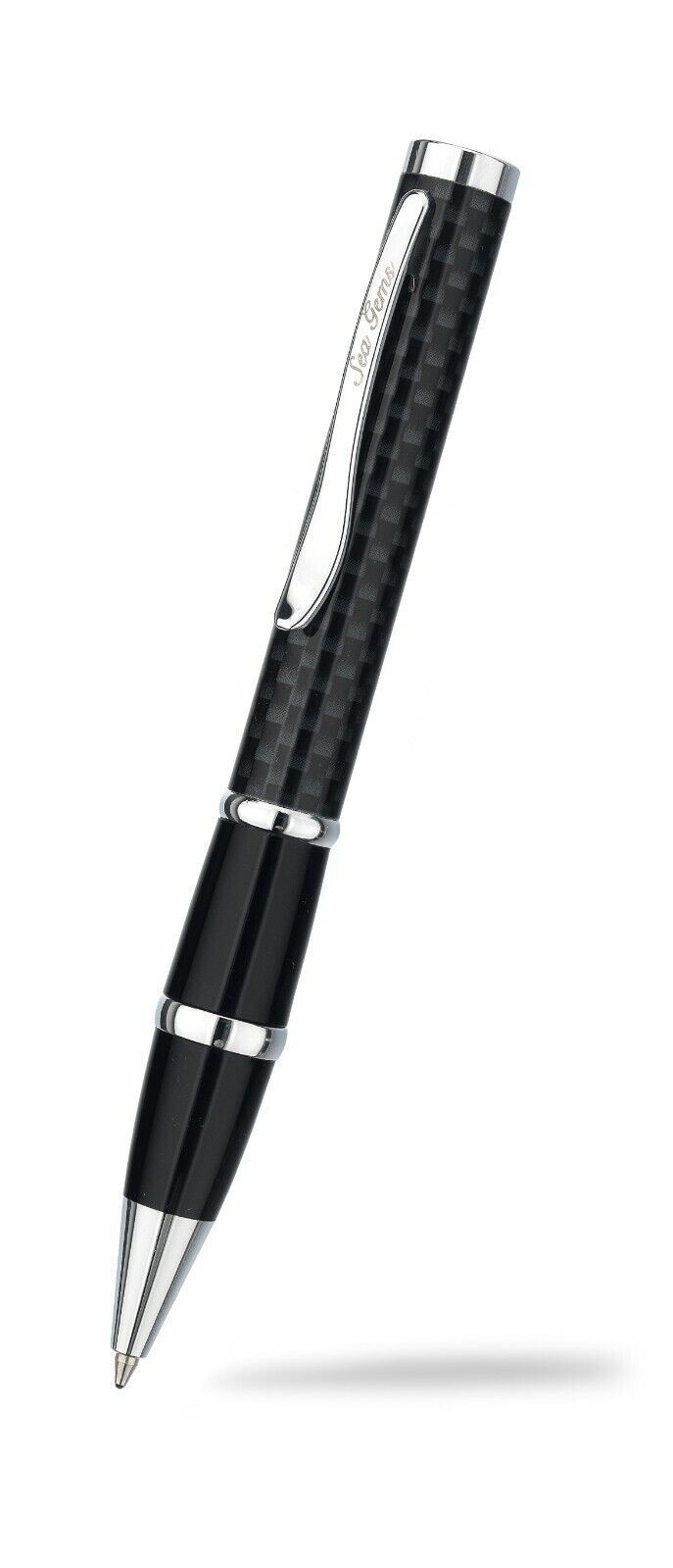 Men's Luxury Pen High Quality 2 Ring Design Packaging Ballpoint Black Ink