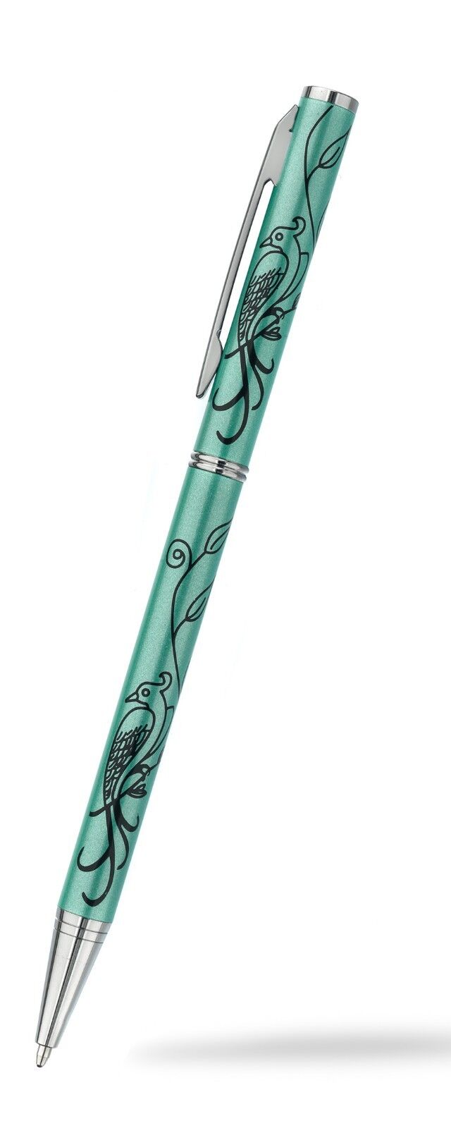 Ballpoint Pen Silver Plated Bird of Paradise Brand New Boxed Various Colours
