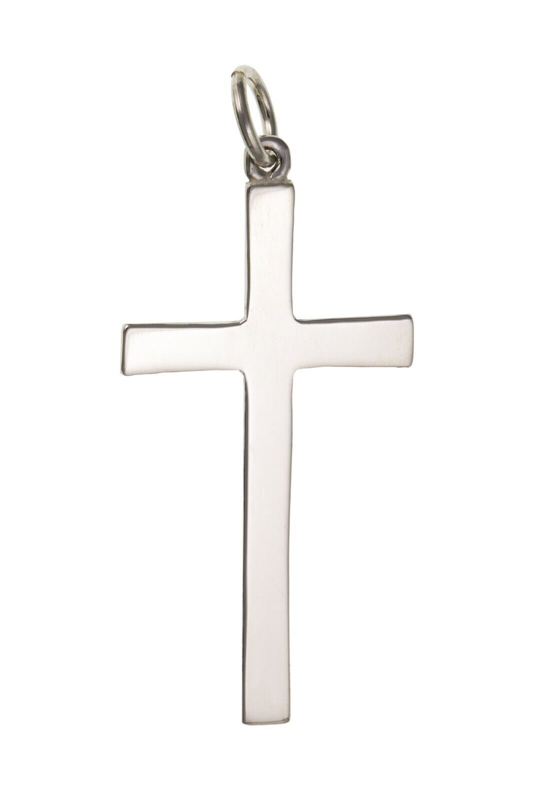 Sterling Silver Plain Cross Pendant 925 Hallmark 33 x 18mm