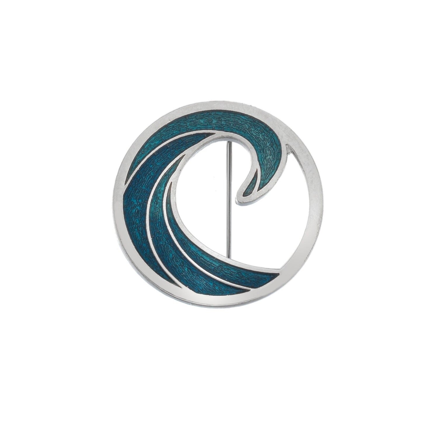 The Seventh Wave Brooch Silver Plated Brand New Gift Packaging
