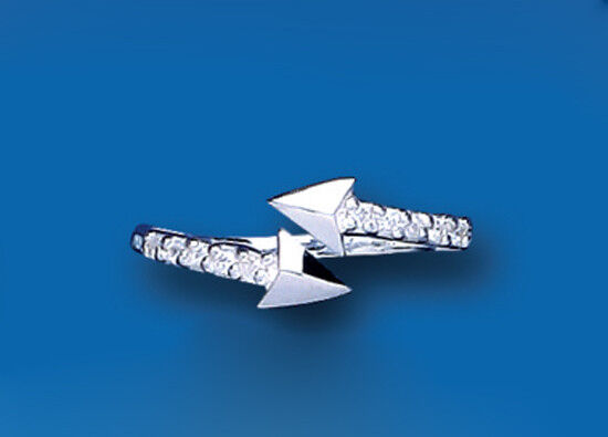Arrow Ring Solid Sterling Silver Ladies