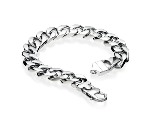 Fred Bennett Heavyweight Curb Chain Bracelet 22cm B3896