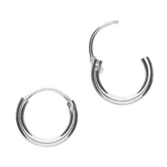 Men's Hoop Earring Micro Huggie Hoop Single Earring Solid 925 Silver