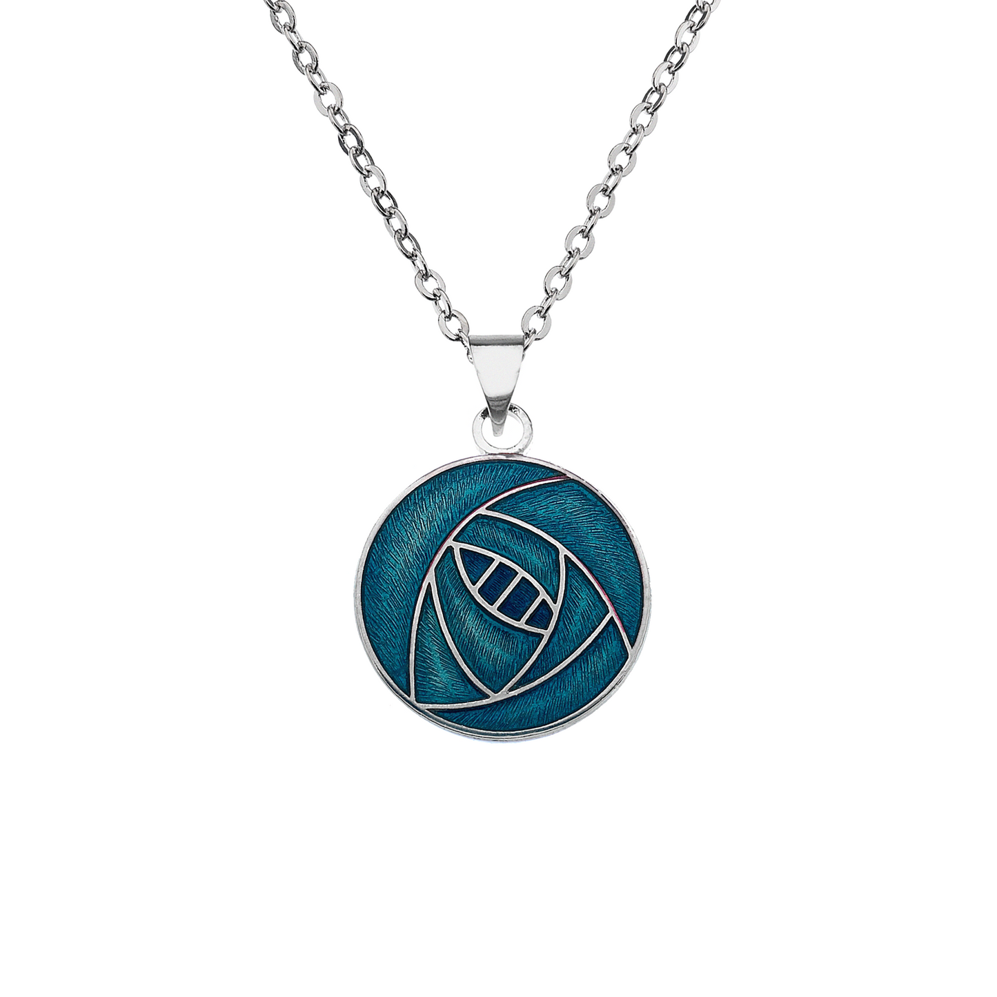 Mackintosh Rose Pendant Necklace Silver Plated Branded Packaging
