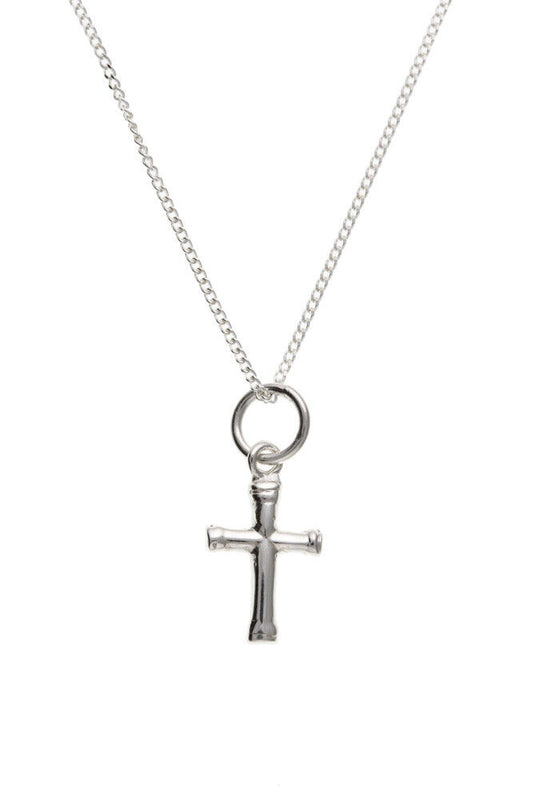 Sterling Silver Plain Small Cross Pendant 16 x 9mm 925 Hallmark