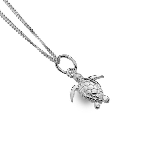 Baby Turtle Pendant Necklace Sterling Silver 925 Hallmark All Chain Lengths