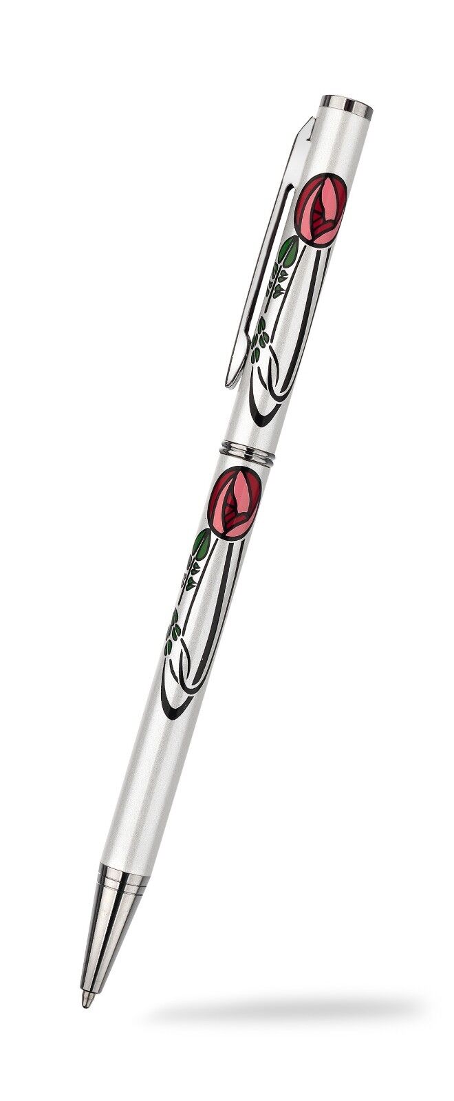 Mackintosh Ballpoint Pen Silver Plated Roses Brand New Boxed Various Colours