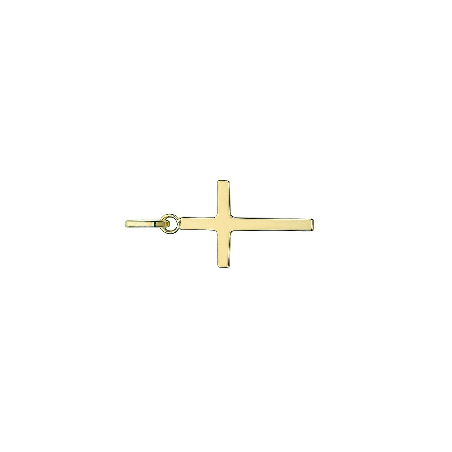 9ct Yellow Gold Cross Pendant 18 x 13mm Small Religious Christian Christening