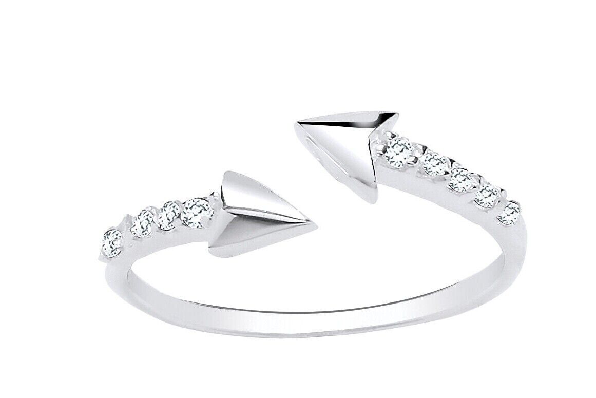 Arrow Ring Solid Sterling Silver Ladies