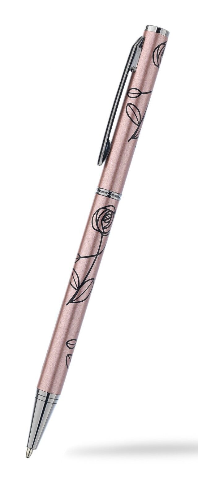 Mackintosh Ballpoint Pen Silver Plated Rose Leaf Brand New Boxed Various Colours