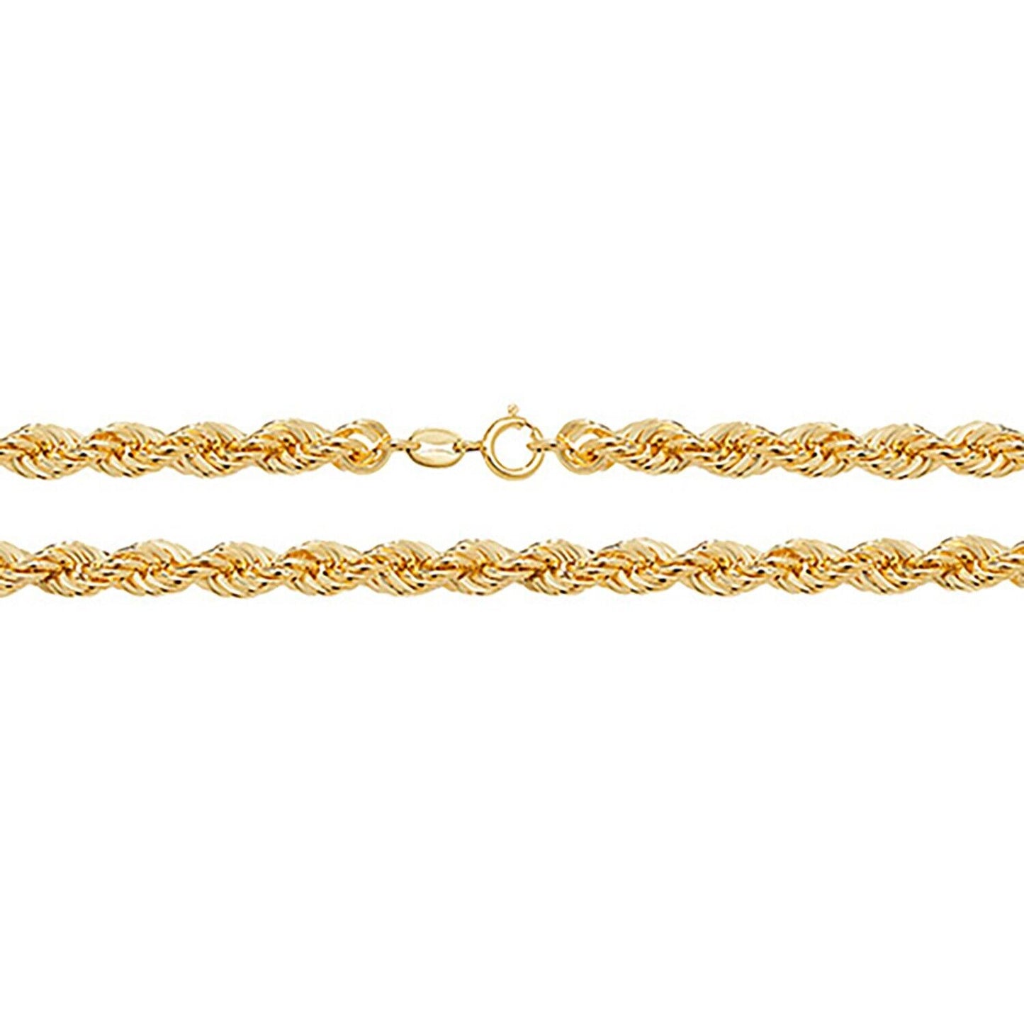 Yellow Gold Rope Chain 28" 14 grams Hallmarked Men's Women's 4mm wide
