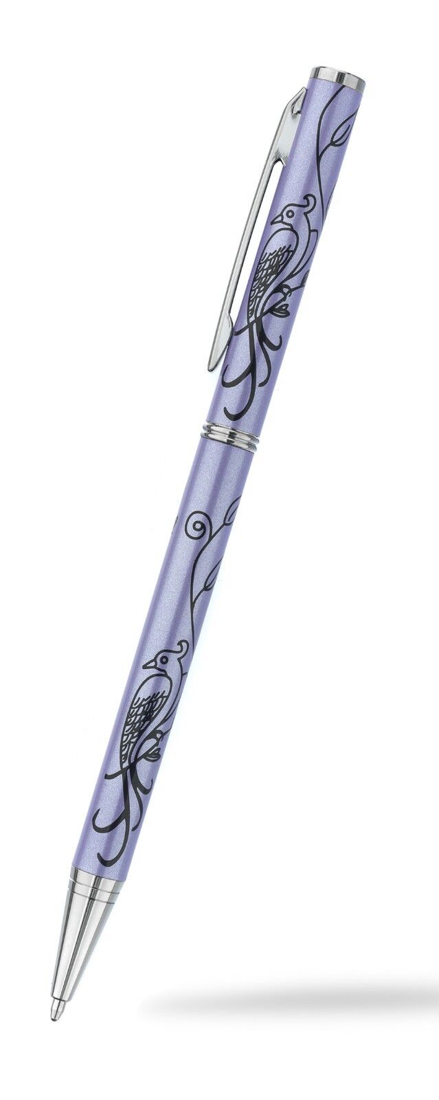 Ballpoint Pen Silver Plated Bird of Paradise Brand New Boxed Various Colours