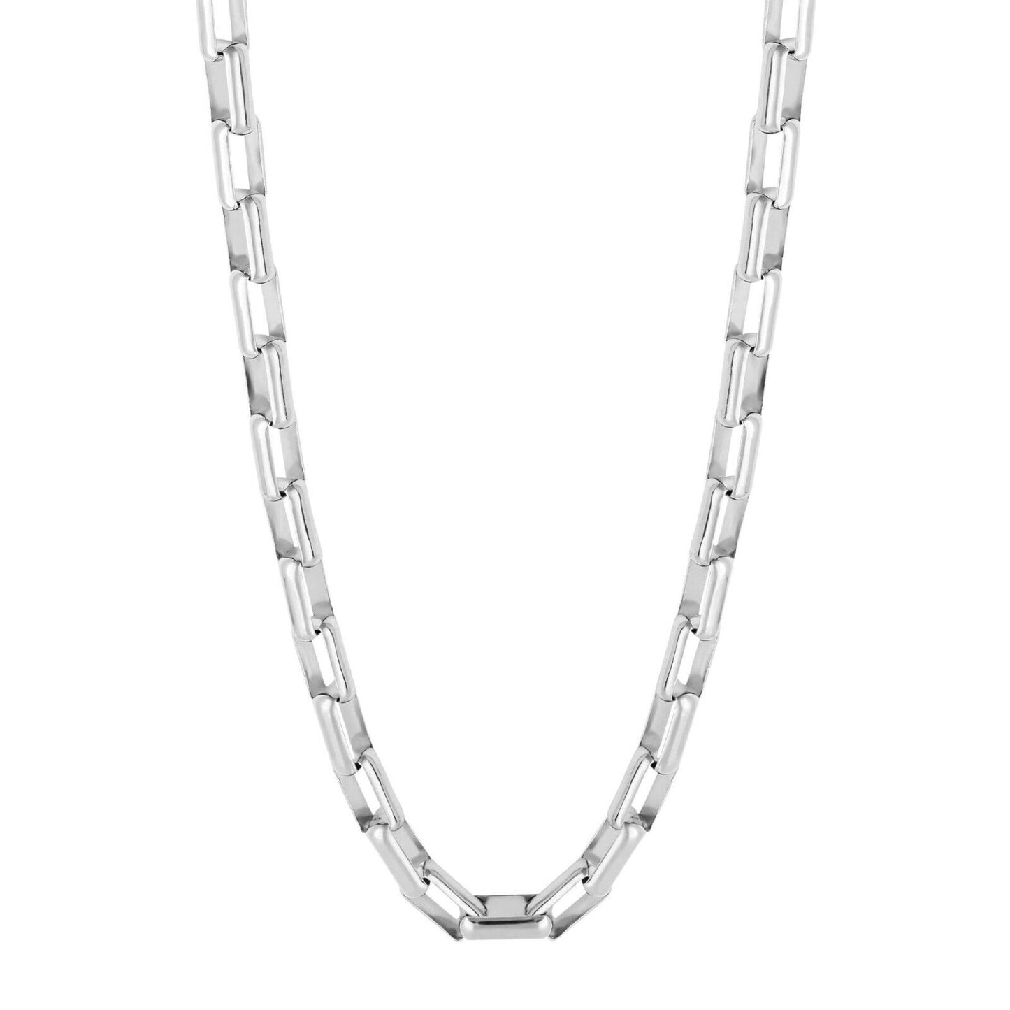 Fred Bennett Box Chain Necklace Solid Sterling Silver N4548 Heavy Weight