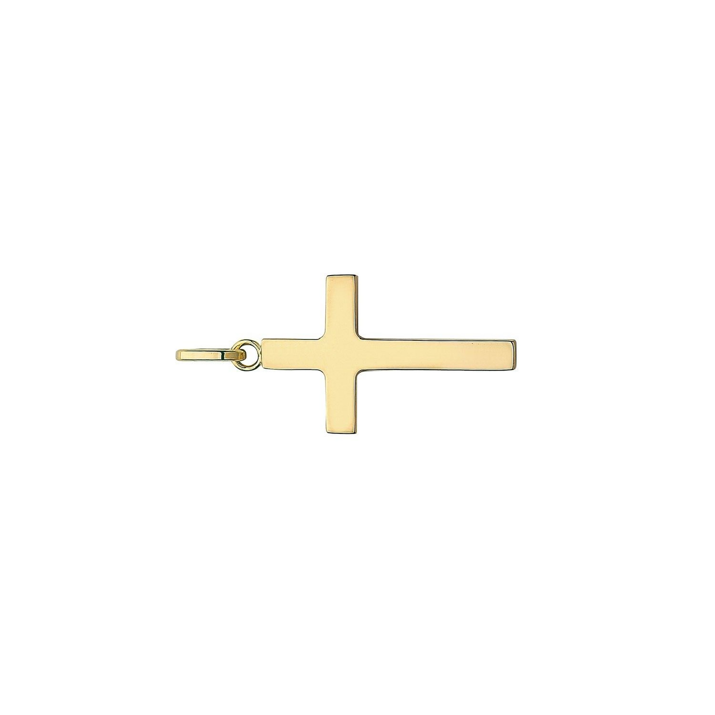 9ct Yellow Gold Cross Pendant 24 x 14mm Medium Religious Christian Christening