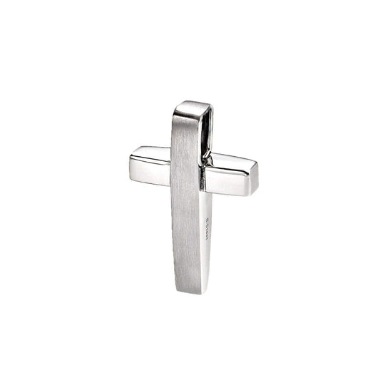 Fred Bennett Two Tone Cross Pendant 50cm P2542